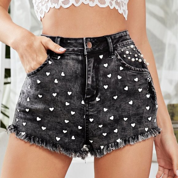 Pants - Vintage WAsh Denim shorts